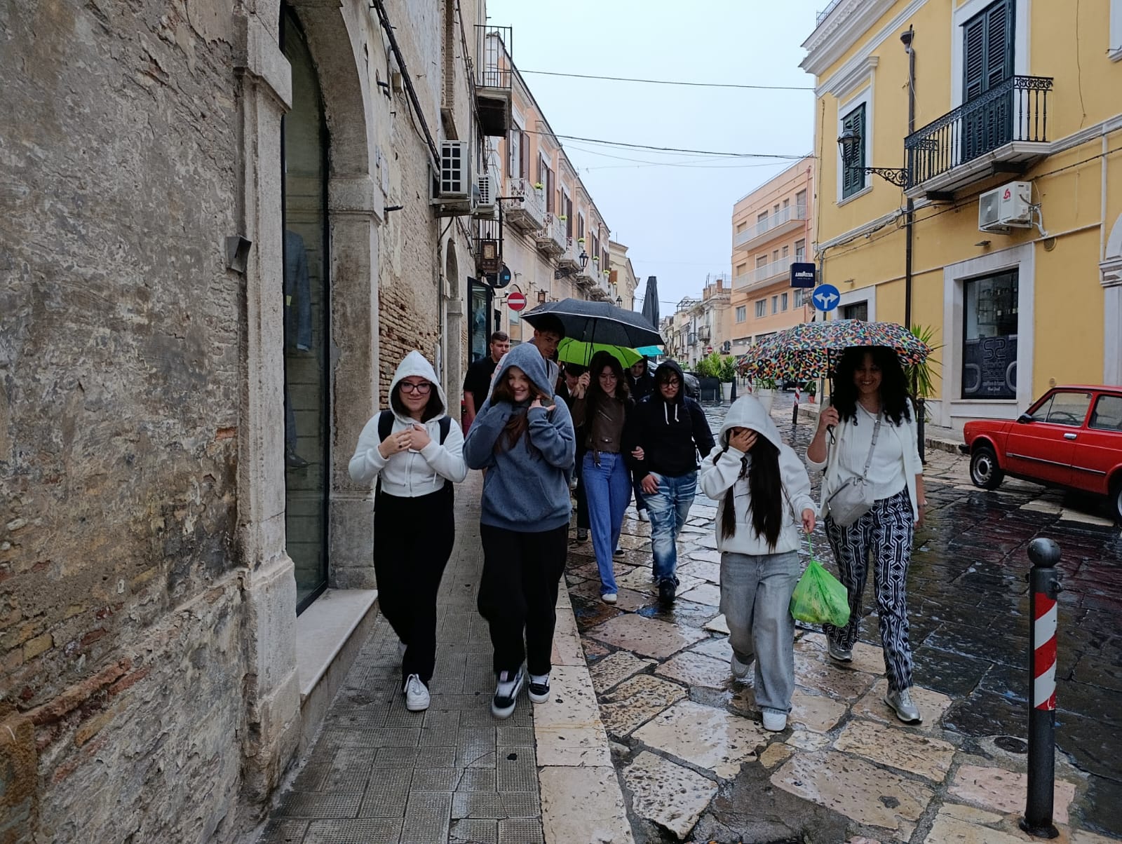 Verso la stazione di Lucera