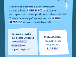 Il decalogo contro lo spreco dell’acqua